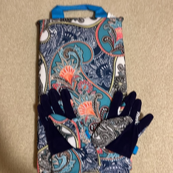 Gardening apron/gloves/kneeling pad. Bright colors, waterproof materials. - Picture 5 of 9